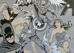 Illustration by Daniel Leo: colorful depiction of chaos with comic elements