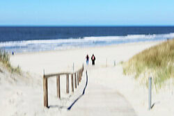 Photo art by Manuela Deigert: soft colors and blurred coastal landscape