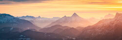 Photo art by Martin Wasilewski: Berchtesgaden Alps in evening light with soft colors