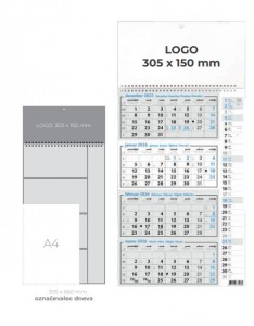 koledar 4-mesečni s planerjem 2026