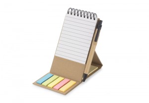 blok, kemični svinčnik, memo stick
