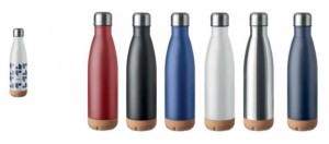termo steklenica z dnom iz plute 600ml