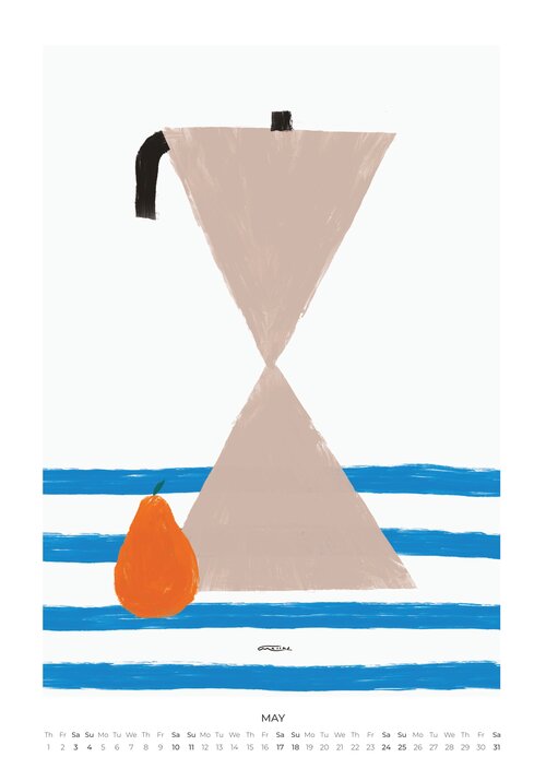 Calendario de cocina mediterránea 2025