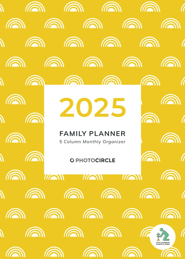 Planificador/Organizador Familiar 2025 - Patrones Abstractos
