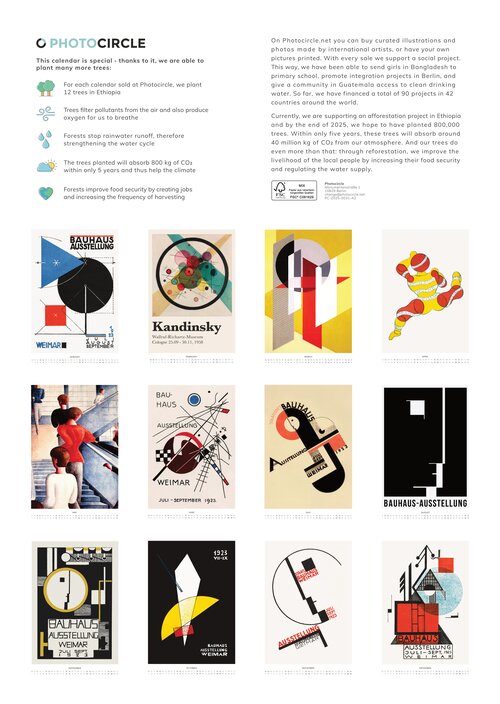 Bauhaus Originals Kunstkalender 2025