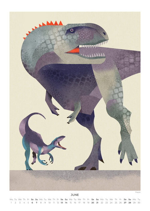 Dinosaurier Kalender 2026
