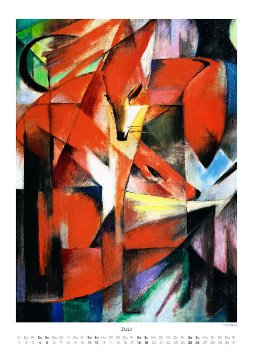 2026 Blaue Reiter Art Calendar