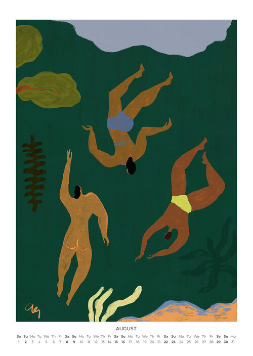 Dancing through the Year 2026 Kalender von Arty Guava