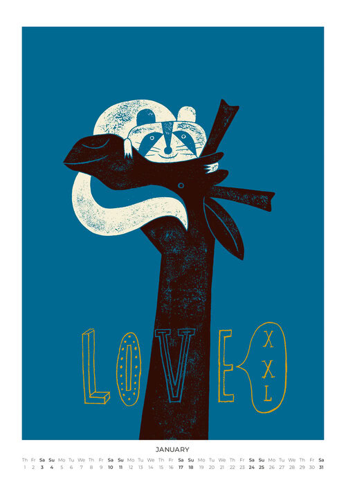 2026 Friendship, Love & Understanding Calender