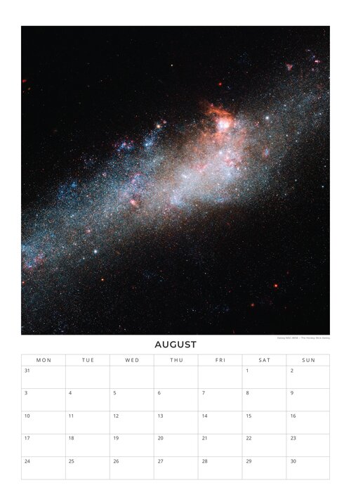 2026 NASA - Galactic Views Calendar