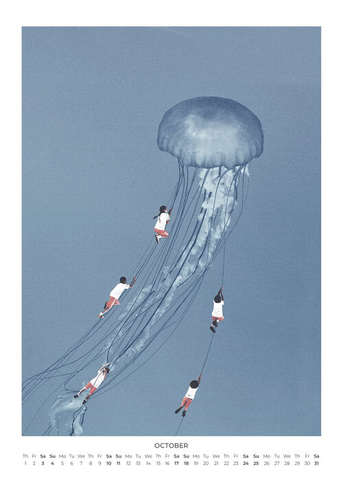 Surreal Dreams Kalender 2026 von Marteen Léon