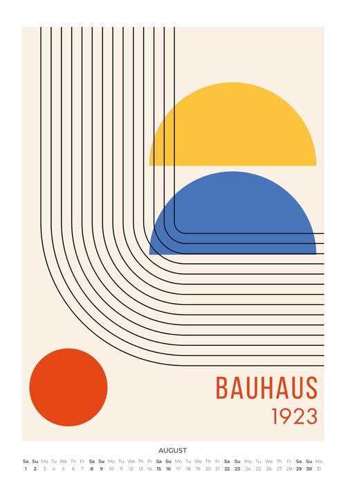 2026 Bauhaus Essentials Art Calendar