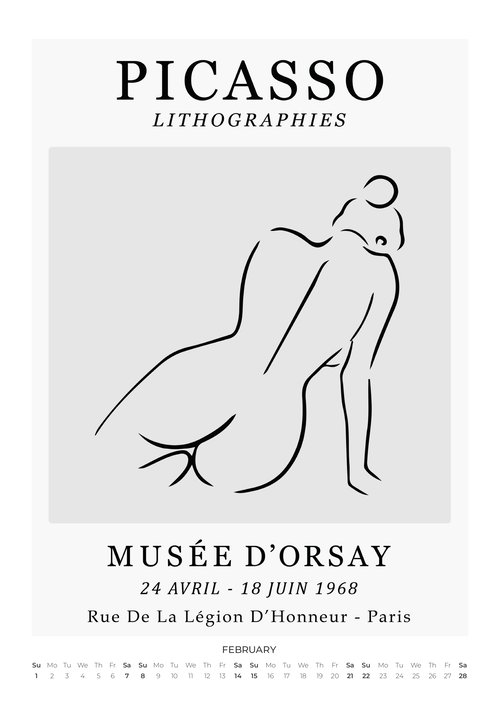 Picasso Kunstkalender 2026