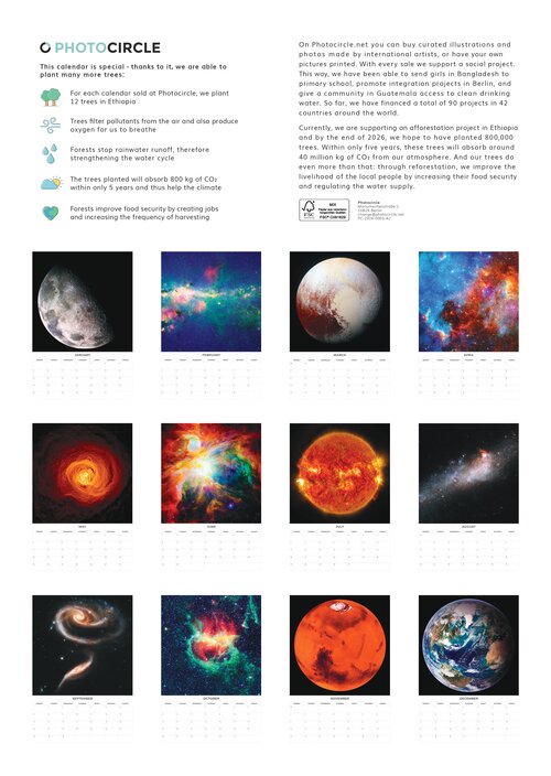 2026 NASA - Galactic Views Calendar