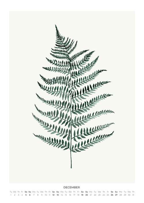 2026 Botanical Bloom Calendar