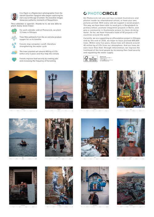 2026 Naples Calendar – Napoli by Ciro Pipoli