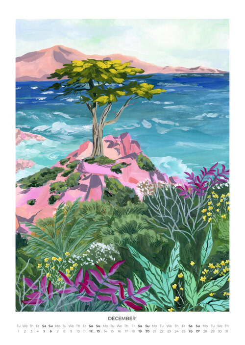 2026 Vibrant Landscapes Design Calendar