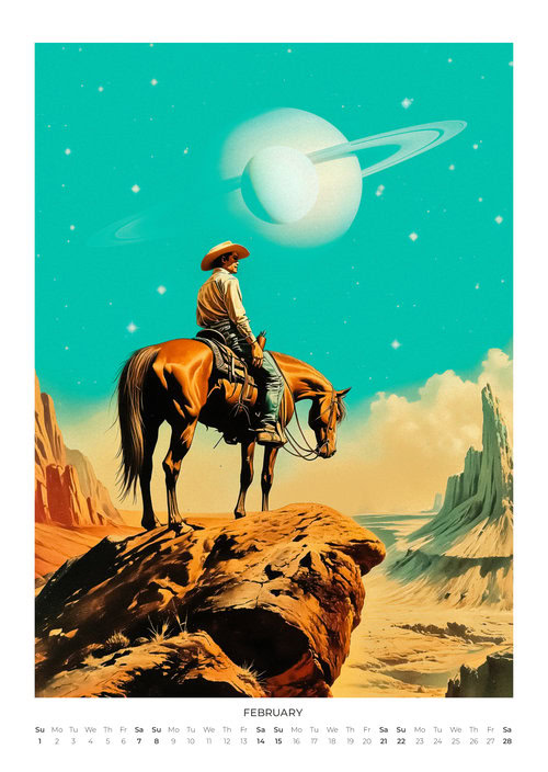 2026 Beyond the Milky Way Calendar by Taudalpoi