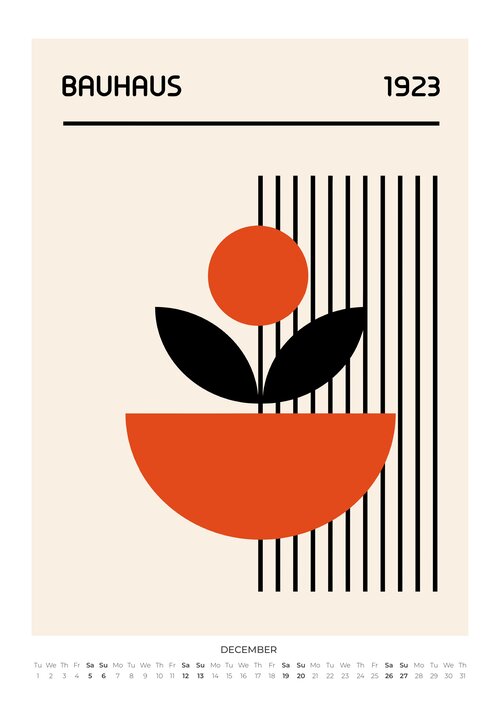2026 Bauhaus Essentials Art Calendar