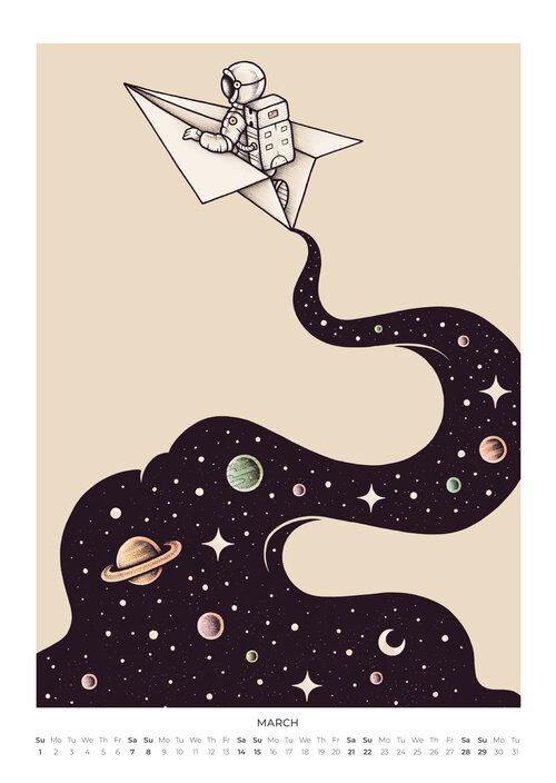 2026 Journey To The Stars Calendar