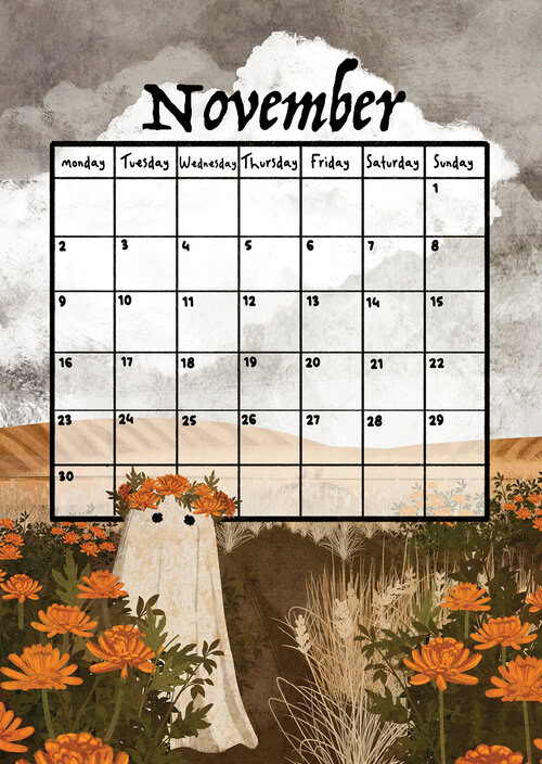 Walter & the Nature Ghosts Kalender 2026 by Katherine Blower