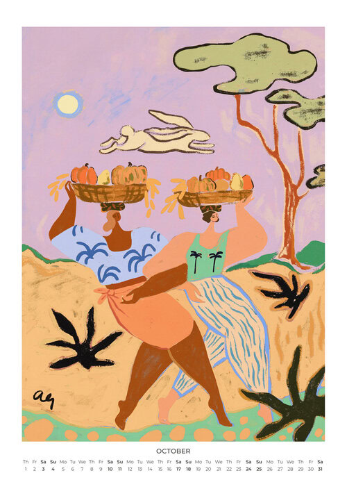 Dancing through the Year 2026 Kalender von Arty Guava
