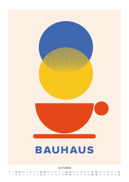 2026 Bauhaus Essentials Art Calendar