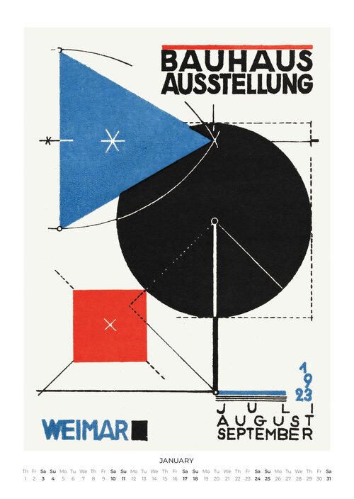 Bauhaus Originals Kunstkalender 2026