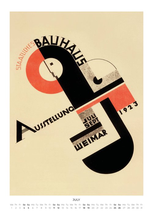 Bauhaus Originals Kunstkalender 2026