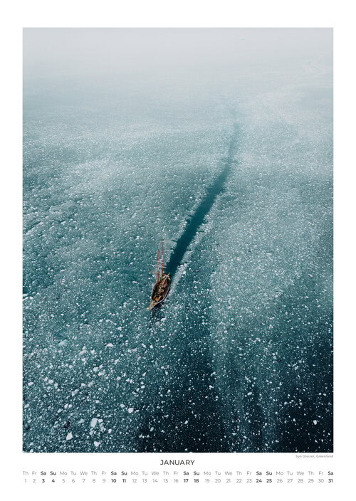 2026 Landscapes from Above Calendar by Lennart Pagel