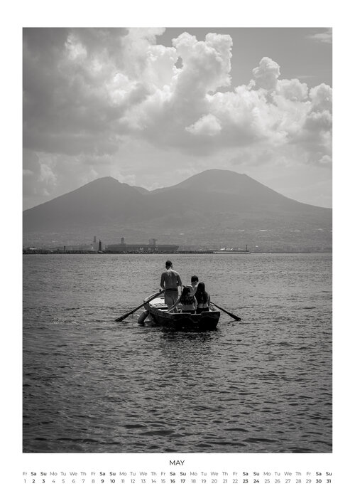 Napoli in Black and White by Ciro Pipoli – 2026 Naples Calendar