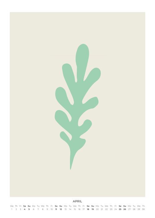 2026 Henri Matisse Calendar