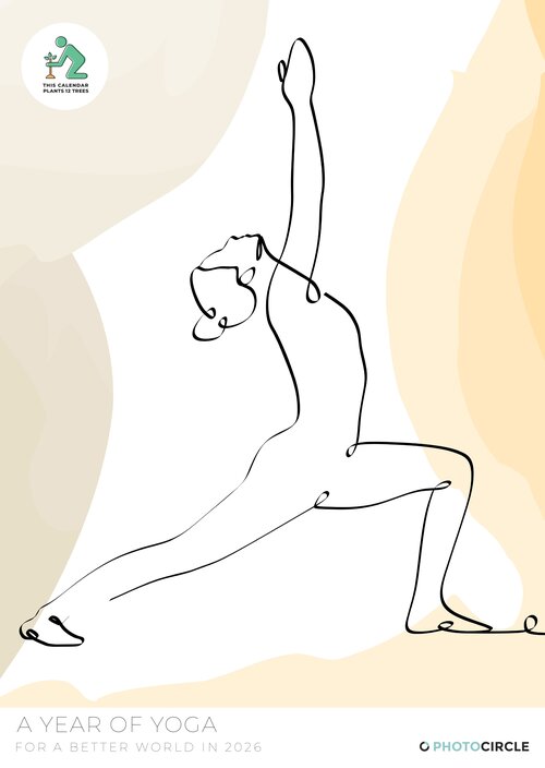 2026 A Year of Yoga Art Calendar