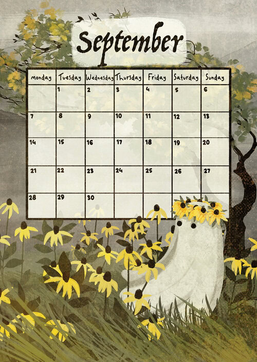 Walter & the Nature Ghosts Kalender 2026 by Katherine Blower