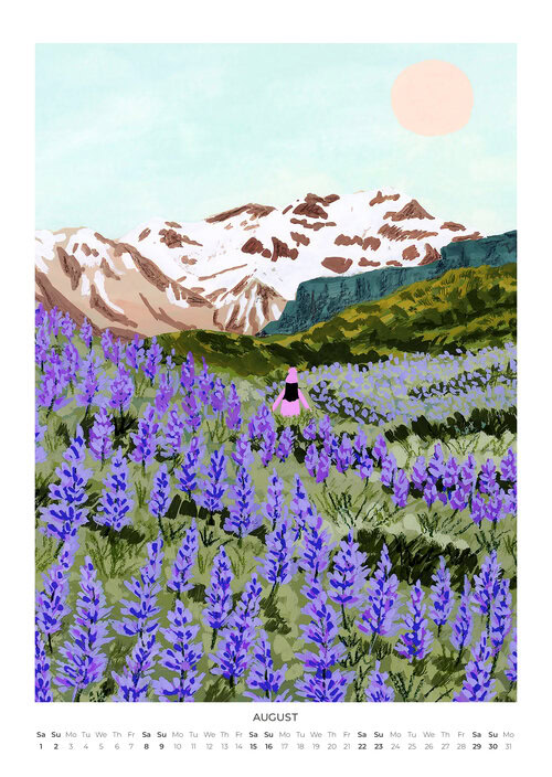 2026 Vibrant Landscapes Design Calendar