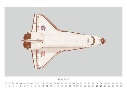 Iconic Vehicles Wandkalender 2025