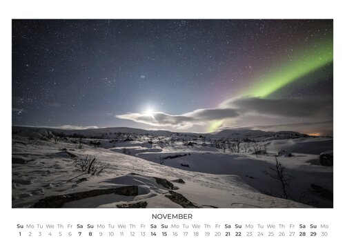 2026 Northern Lights Calendar