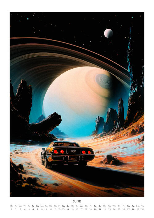 2026 Beyond the Milky Way Calendar by Taudalpoi