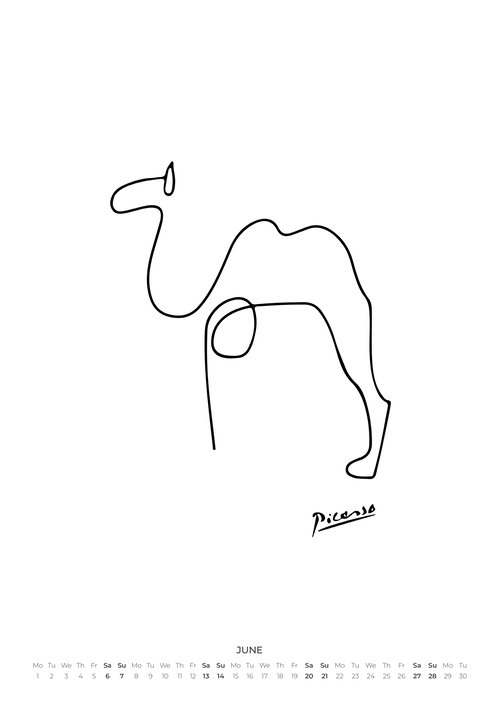 2026 Picasso Animals Calendar