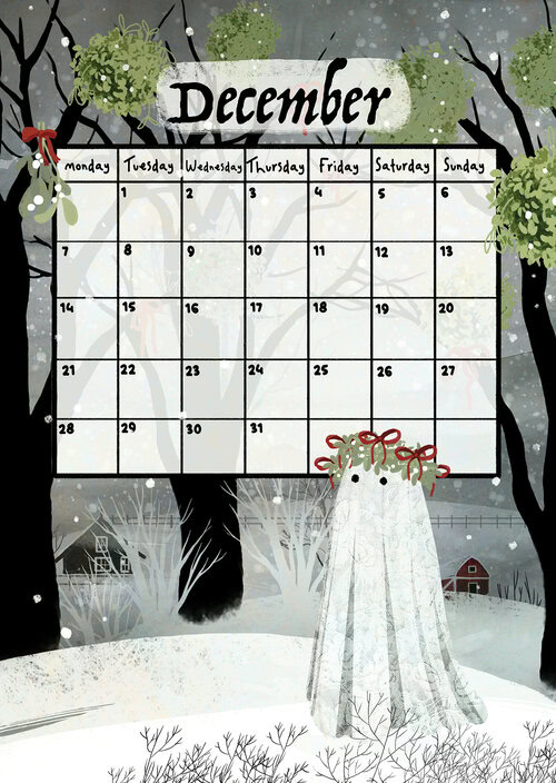 Walter & the Nature Ghosts Kalender 2026 by Katherine Blower