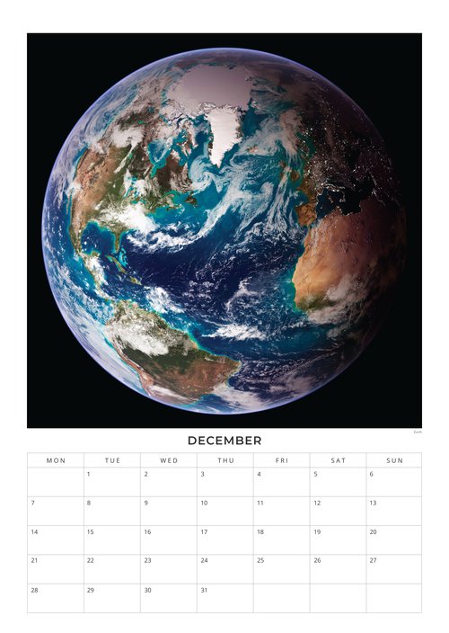 2026 NASA - Galactic Views Calendar