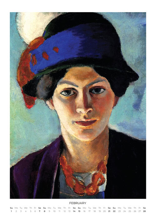 2026 August Macke Calendar