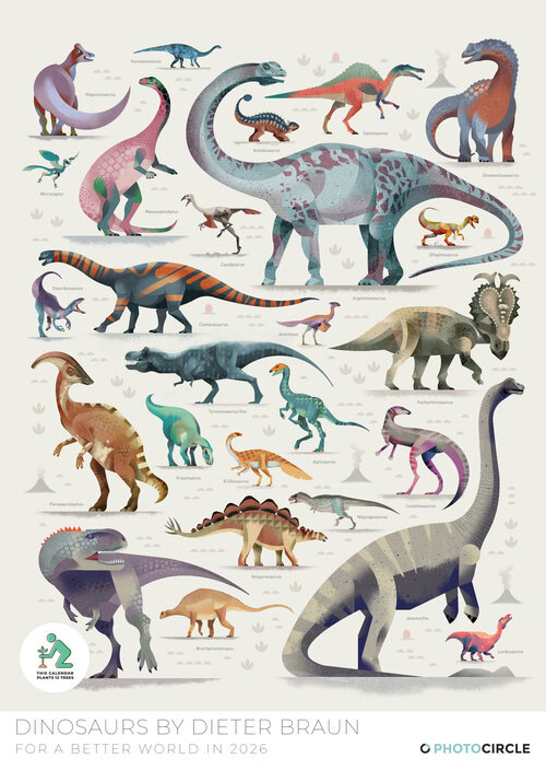 Dinosaurier Kalender 2026