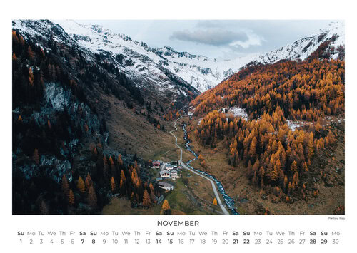 Schönes Europa Landschaftskalender 2026 von Johannes Hulsch