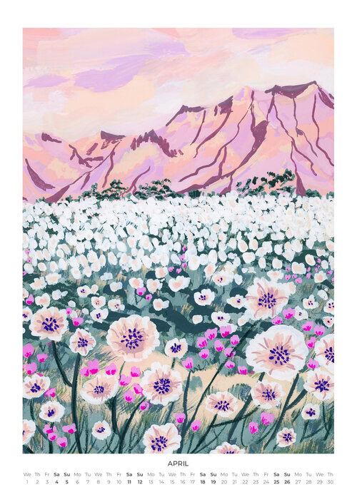 2026 Vibrant Landscapes Design Calendar