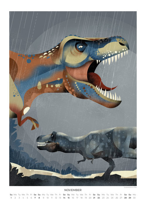Dinosaurier Kalender 2026