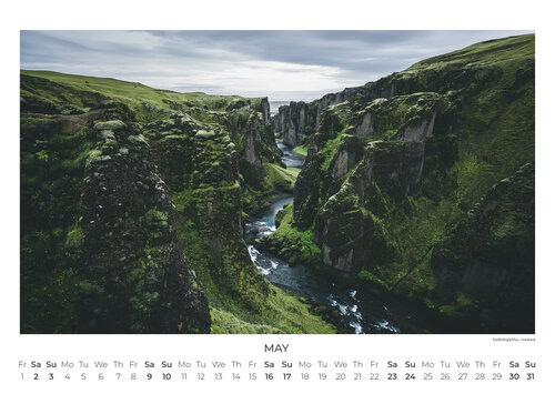 Schönes Europa Landschaftskalender 2026 von Johannes Hulsch