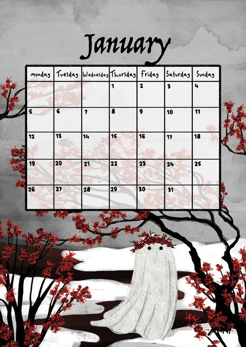 Walter & the Nature Ghosts Kalender 2026 by Katherine Blower