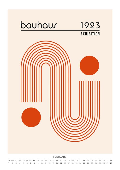 2026 Bauhaus Essentials Art Calendar