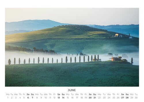 2026 Tuscany Calendar